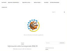 Tablet Screenshot of clubbaloncestoalcorcon.com